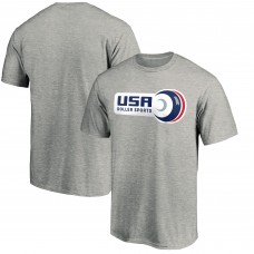 Футболка USA Roller Sports Primary Logo - Heathered Gray