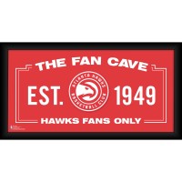 Atlanta Hawks Fanatics Authentic Framed 10 x 20 Fan Cave Collage