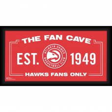 Atlanta Hawks Fanatics Authentic Framed 10 x 20 Fan Cave Collage