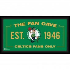 Boston Celtics Fanatics Authentic Framed 10 x 20 Fan Cave Collage