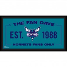Charlotte Hornets Fanatics Authentic Framed 10 x 20 Fan Cave Collage