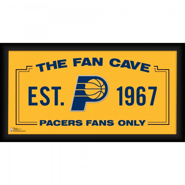Indiana Pacers Fanatics Authentic Framed 10 x 20 Fan Cave Collage