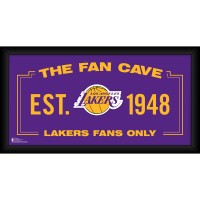 Los Angeles Lakers Fanatics Authentic Framed 10 x 20 Fan Cave Collage