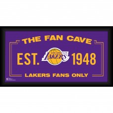 Los Angeles Lakers Fanatics Authentic Framed 10 x 20 Fan Cave Collage