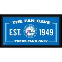 Philadelphia 76ers Fanatics Authentic Framed 10 x 20 Fan Cave Collage
