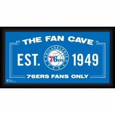 Philadelphia 76ers Fanatics Authentic Framed 10 x 20 Fan Cave Collage