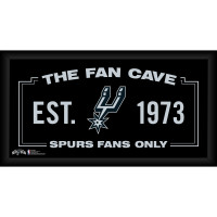 San Antonio Spurs Fanatics Authentic Framed 10 x 20 Fan Cave Collage