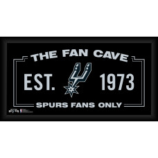 San Antonio Spurs Fanatics Authentic Framed 10 x 20 Fan Cave Collage