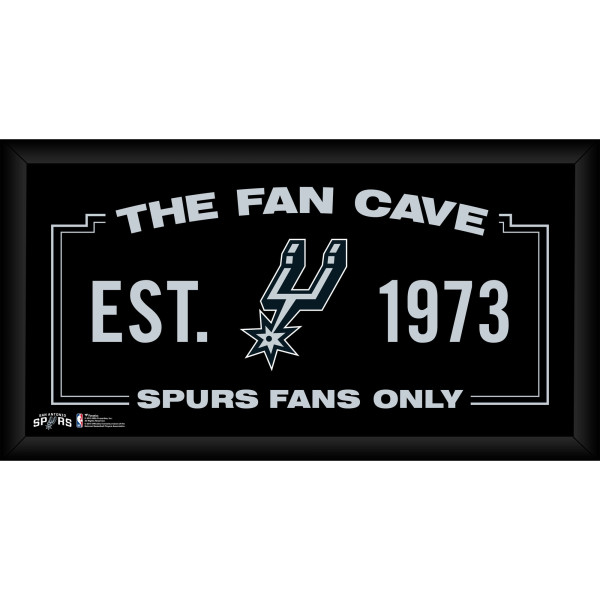 San Antonio Spurs Fanatics Authentic Framed 10 x 20 Fan Cave Collage
