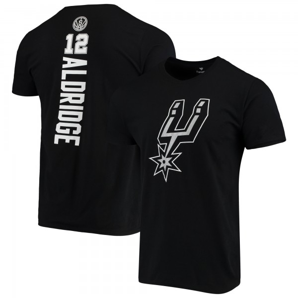 Футболка LaMarcus Aldridge San Antonio Spurs Team Playmaker Name & Number - Black