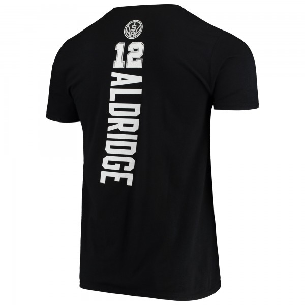 Футболка LaMarcus Aldridge San Antonio Spurs Team Playmaker Name & Number - Black