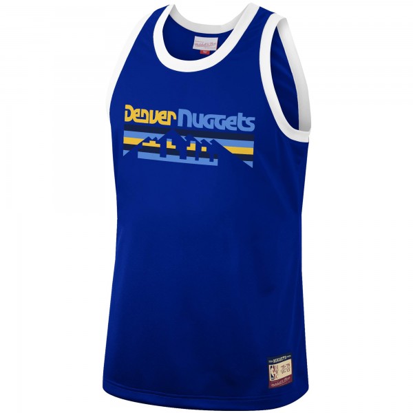 Игровая майка Denver Nuggets Mitchell & Ness Hardwood Classics Team Heritage Fashion - Royal - оригинальная джерси НБА