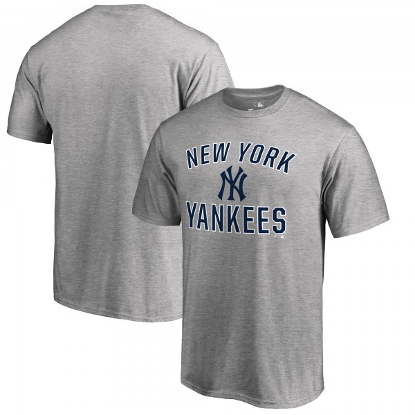 New York Yankees Heather Gray Victory Arch T-Shirt