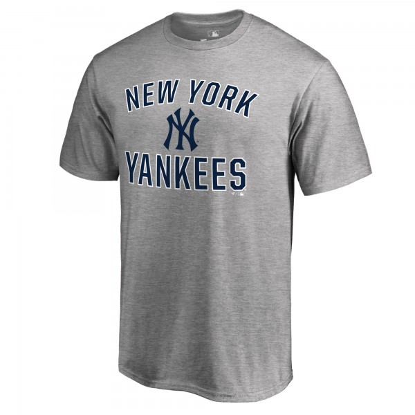New York Yankees Heather Gray Victory Arch T-Shirt