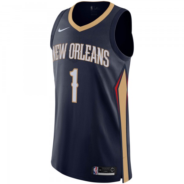 Игровая майка Zion Williamson New Orleans Pelicans Nike Authentic - Icon Edition - Navy - оригинальная джерси НБА