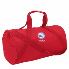 Philadelphia 76ers Youth Personalized Duffle Bag - Red