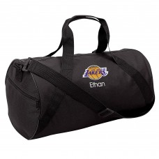 Los Angeles Lakers Youth Personalized Duffle Bag - Black