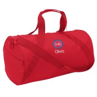 Именная спортивная сумка Detroit Pistons - Red