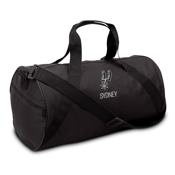 Подростковая Именная San Antonio Spurs Black Duffle Bag