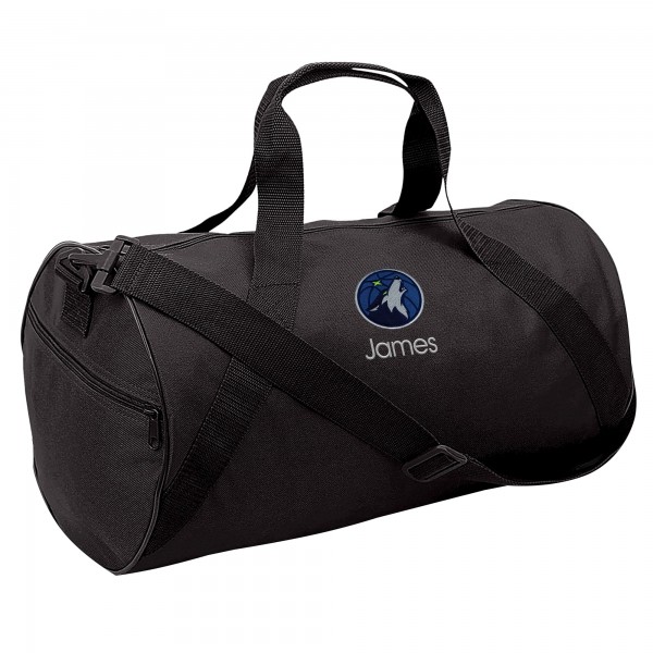 Именная спортивная сумка Minnesota Timberwolves - Black