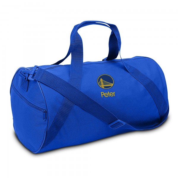 Golden State Warriors Youth Personalized Duffle Bag - Royal