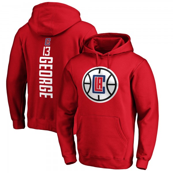 Толстовка с капюшоном Paul George LA Clippers Team - Red - фирменная одежда NBA