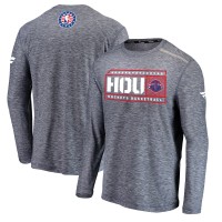 Футболка с длинным рукавом Houston Rockets 2019/20 NBA Hoops for Troops Shooting - Navy