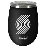 Именной бокал для путешествий Portland Trail Blazers 12oz. Stealth Wine - Black