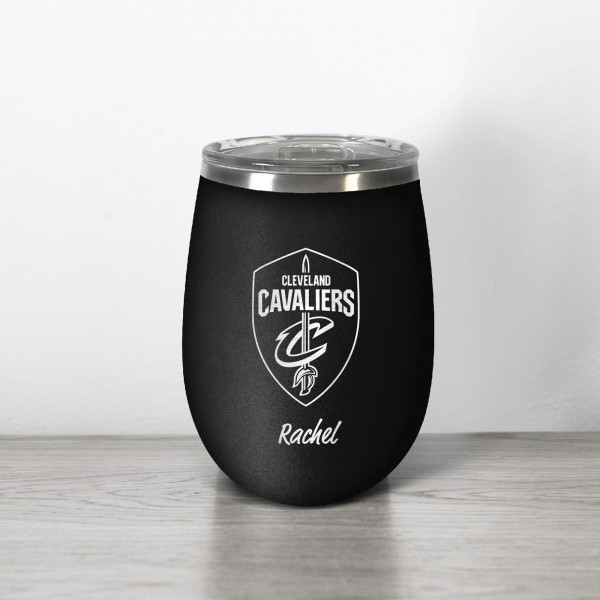 Именной бокал для путешествий Cleveland Cavaliers 12oz. Stealth Wine - Black