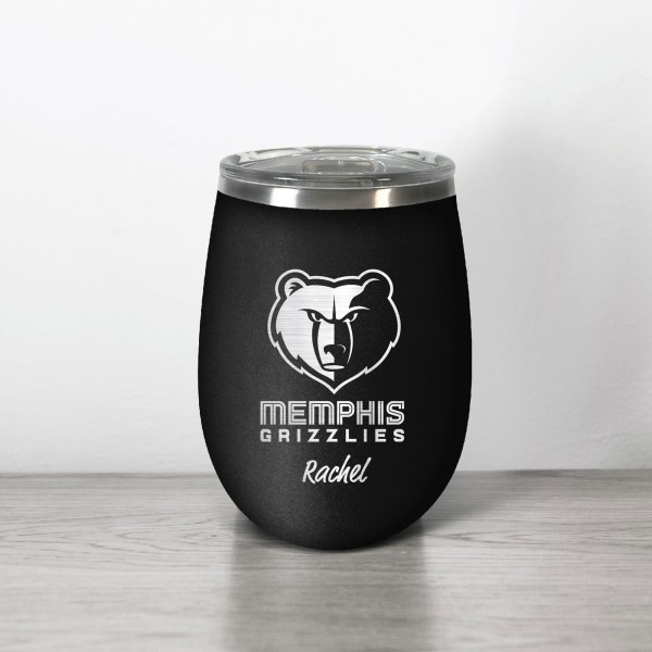 Именной бокал для путешествий Memphis Grizzlies 12oz. Stealth Wine - Black