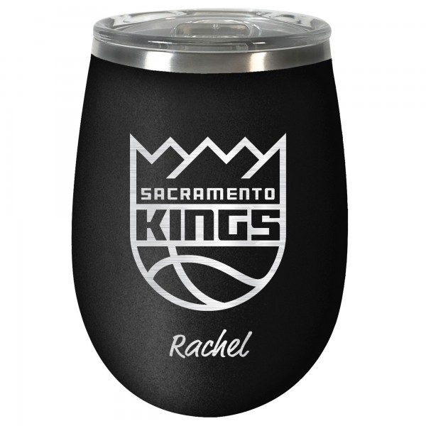 Именной бокал для путешествий Sacramento Kings 12oz. Stealth Wine - Black