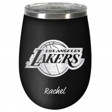 Los Angeles Lakers 12oz. Personalized Stealth Wine Travel Tumbler - Black