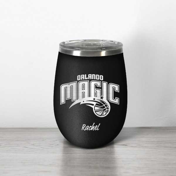 Именной бокал для путешествий Orlando Magic 12oz. Stealth Wine - Black