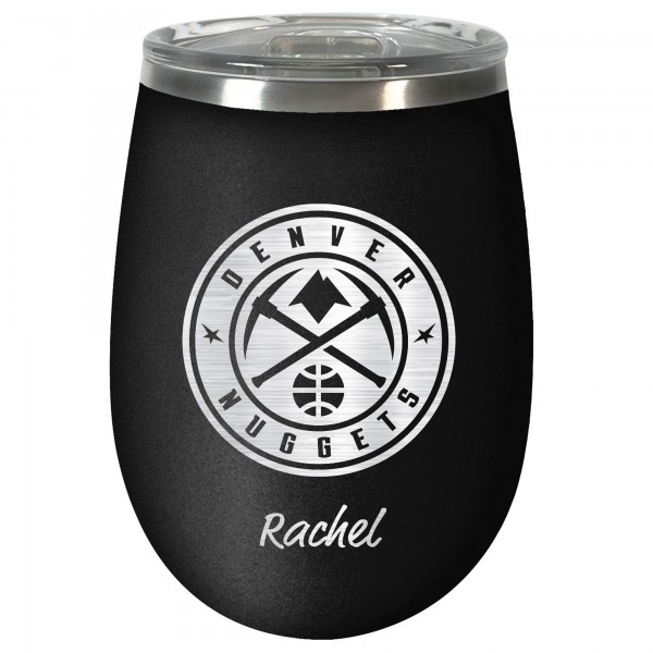 Именной бокал для путешествий Denver Nuggets 12oz. Stealth Wine - Black