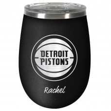 Именной бокал для путешествий Detroit Pistons 12oz. Stealth Wine - Black