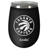 Именной бокал для путешествий Toronto Raptors 12oz. Stealth Wine - Black