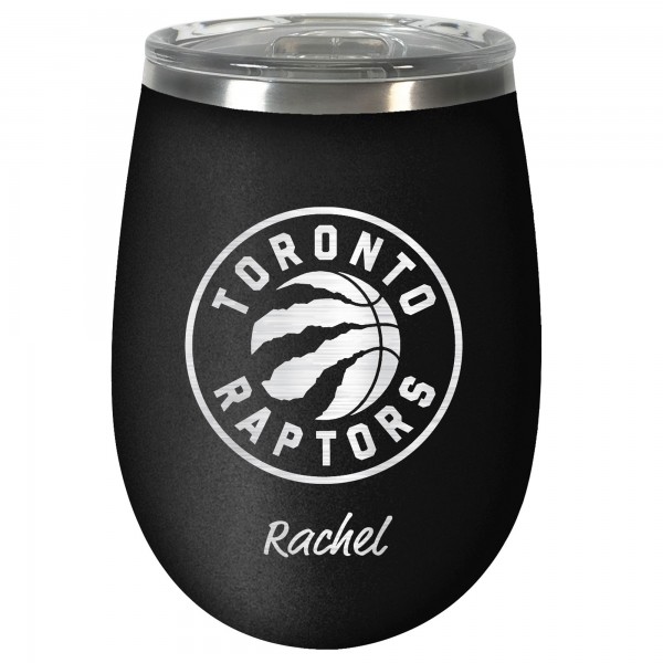 Именной бокал для путешествий Toronto Raptors 12oz. Stealth Wine - Black