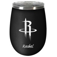 Именной бокал для путешествий Houston Rockets 12oz. Stealth Wine - Black