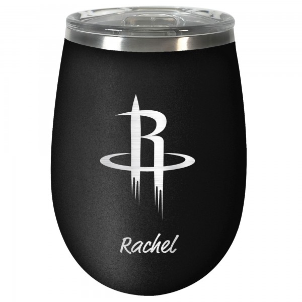 Именной бокал для путешествий Houston Rockets 12oz. Stealth Wine - Black