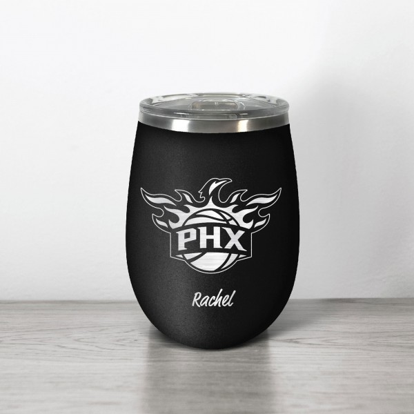 Именной бокал для путешествий Phoenix Suns 12oz. Stealth Wine - Black