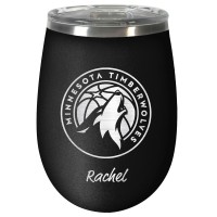 Именной бокал для вина Minnesota Timberwolves 12oz. Stealth - Black