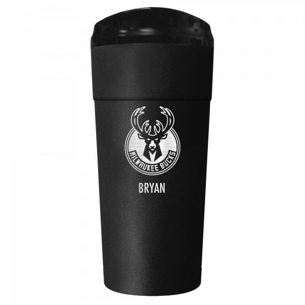 Именной стакан Milwaukee Bucks 24oz. Stealth Travel - Black