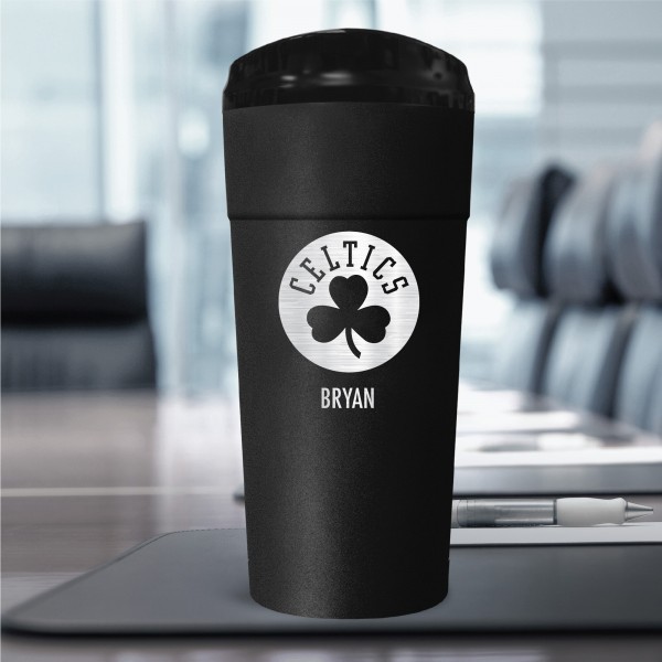 Именной стакан Boston Celtics 24oz. Stealth Travel - Black