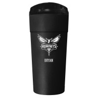 Charlotte Hornets 24oz. Personalized Stealth Travel Tumbler - Black