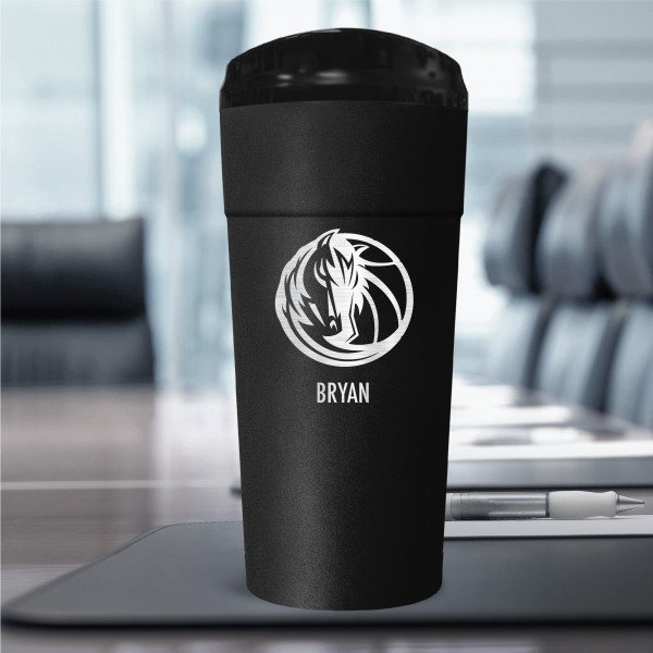 Именной стакан Dallas Mavericks 24oz. Stealth Travel - Black