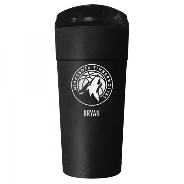 Именной бокал для вина Minnesota Timberwolves 24oz. Stealth - Black