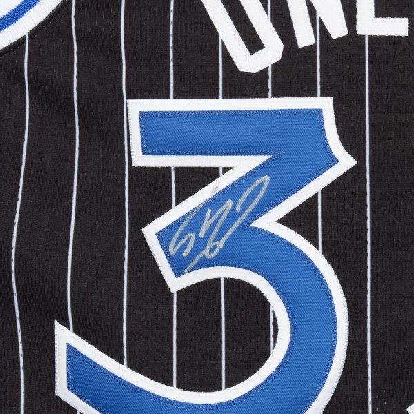 Игровая джерси Autographed Orlando Magic Shaquille ONeal Fanatics Authentic Black Mitchell & Ness Authentic