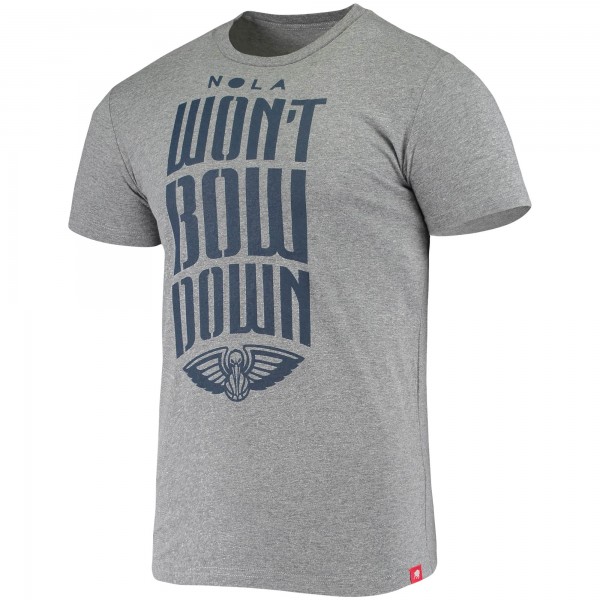 Футболка New Orleans Pelicans Sportiqe Won't Bow Down Comfy - Gray
