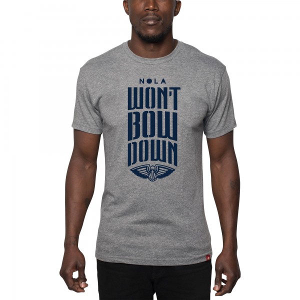 Футболка New Orleans Pelicans Sportiqe Won't Bow Down Comfy - Gray