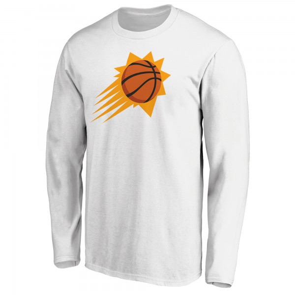 Футболка с длинным рукавом Phoenix Suns Team Primary Logo - White